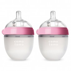 Набор из 2х бутылочек для кормления Comotomo - Розовые (150 мл)