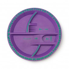 Тарелка Constructive Eating - Серия Волшебный сад (фиолетовый)