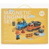 Игрушечная дорожная техника с аксеcсуарами Happy Baby "Magnetic Engineer Set"