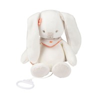 Игрушка мягкая Nattou Musical Soft toy (Наттоу Мьюзикал Софт Той) Mia & Basile Кролик музыкальная 562041