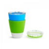 Munchkin набор цветных стаканчиков Splash™ 2шт. с 18 мес., голубой зеленый