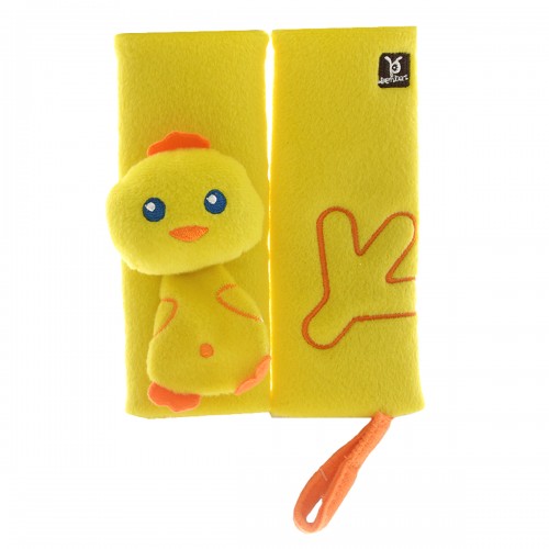 Накладка для ремня безопасности BenBat "Цыпленок", 0-12 месяцев, цвет желтый