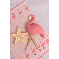Одеяло Bizzi Growin (Биззи Гровин) Flamingo 75*100 вязанное BG032