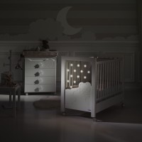 Кровать 120x60 Micuna Dolce Luce Relax с LED-подсветкой