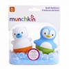 Munchkin игрушки для ванны поплавки Медведь и Пингвин от 6 мес